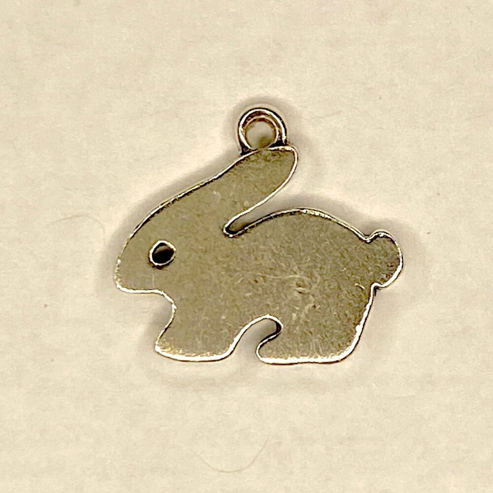 RETIRED James Avery Flat Bunny Charm